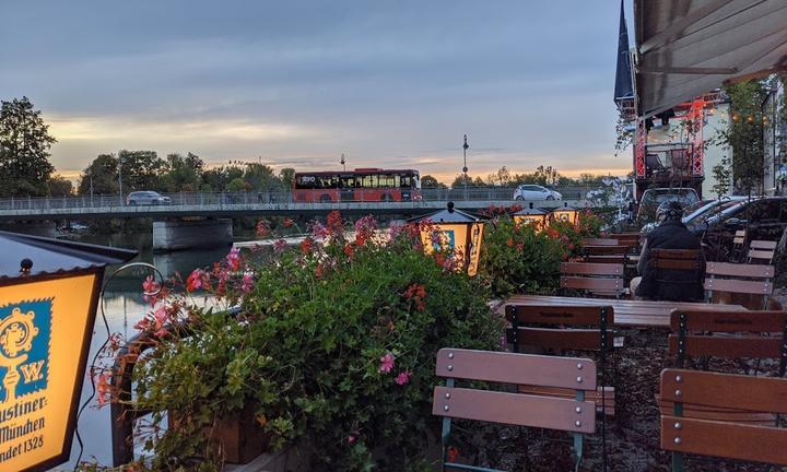 Lechgarten - Der Biergarten in Landsberg.